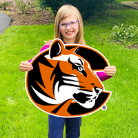 Yard Sign w/ Tiger Logo