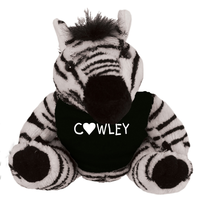 Spirit Products 6" Cowley with Heart T-shirt Zebra (SKU 1009140119)